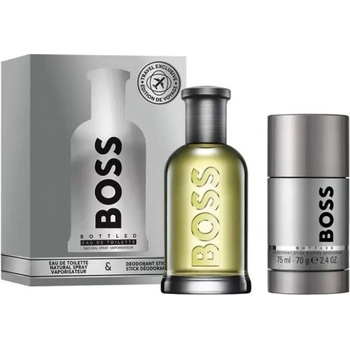 HUGO BOSS Bottled Подаръчен комплект за мъже Размер EDT 100 ml + 75 ml дезодорант стик