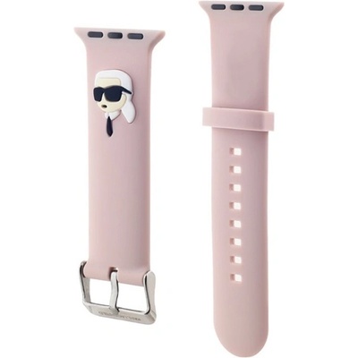 CG MOBILE Karl lagerfeld karl head nft Каишка, нестандартен размер, метална катарама, цвят РОЗА klawmslknp (klawmslknp)