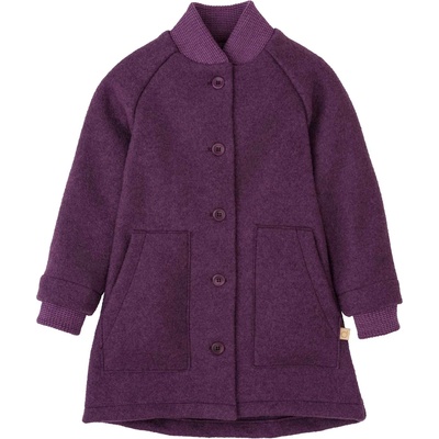 disana Детско вълнено яке disana Kid's Walk Coat - Aubergine - размер 134/140 (EU) (703-4130-0515)