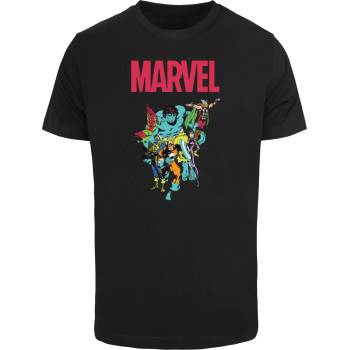 MERCHCODE Тениска Marvel Universe Avengers Pop Group Tee black XXLUB-MC986-00007 - , размер XS