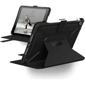 Image 1 of Urban Armor Gear Gear Metropolis Folio Case - удароустойчив хибриден кейс от най-висок клас за iPad 7 (2019), iPad 8 (2020) (черен)