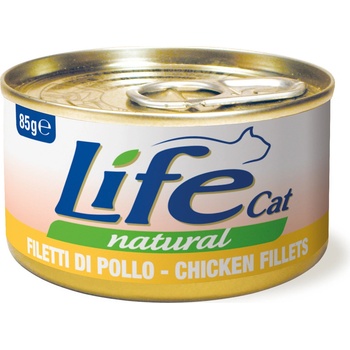 LifeCat Natural Adult Kuřecí řízky 6 x 85 g