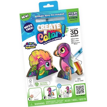 Create N Colour Творчески комплект Create N Colour - Таралеж и пъфин (201021)