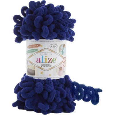 Alize příze Puffy 360 inkoustově modrá