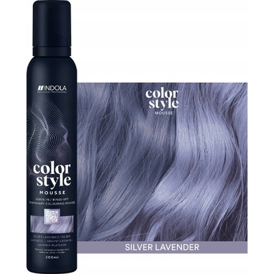 Indola color style mousse barevné tužidlo Silver Lavender 200 ml