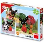Dino Пъзел Bing се играе с 3x55 части (335387)