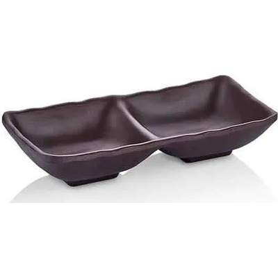 Kulsan KN-TERRA-Рамекин двоен 17, 5 x 8, 7 cm(25217) ТЪМНО КАФЯВО (0136673)