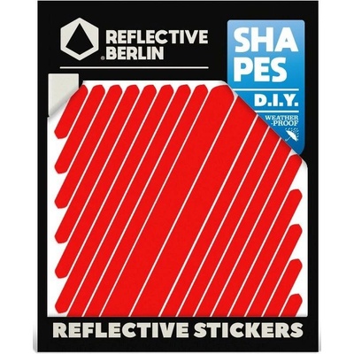 Reflective Berlin Reflexní nálepky Reflective Shapes versal red – Zboží Dáma