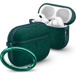 Spigen Хибриден удароустойчив кейс с карабинер за Apple AirPods Pro 3 - Spigen Urban Fit Case (тъмнозелен) (ACS09831)