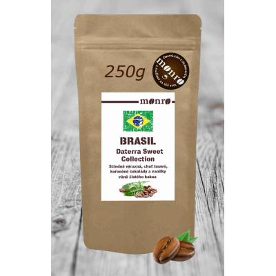 Monro Káva Brasil Daterra Sweet Collection 100% Arabika zrnková 250 g