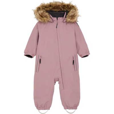 Color Kids Детска грейка Color kids Baby's Coverall with Fake Fur Overall - Woodrose - размер 98 (EU) (702-4525-0515)