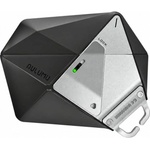 AULUMU Противоударен Калъф за Apple AirPods 3 Pro, Aulumu A39 Geometric Lock&Lanyard Case, Черен (UA-A39-BK)
