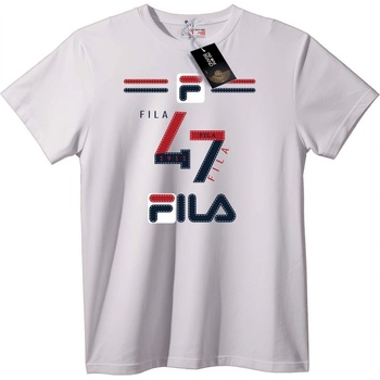 NOONEBRAND Тениска Fila 47 Лого Черна - S, Black