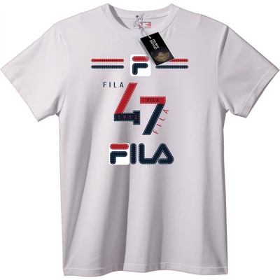 NOONEBRAND Тениска Fila 47 Лого Черна - S, Black
