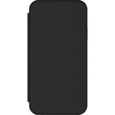 Incipio NGP Folio Case - удароустойчив хоризонтален кожен калъф, тип портфейл за iPhone XS, iPhone X (черен-тъмнопрозрачен)