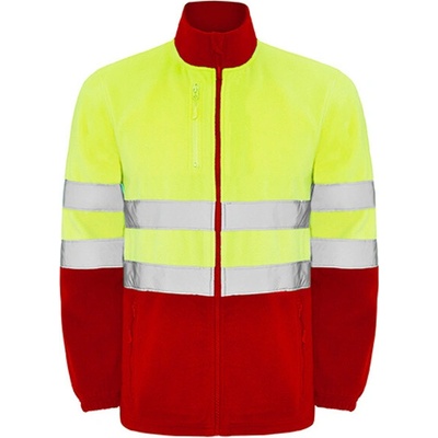 Roly Altair Fleecová mikina Hi-Viz HV9305 Red