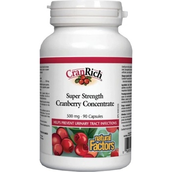 Image 1 of Natural Factors Cranberry Concentrate 500 mg [90 капсули]