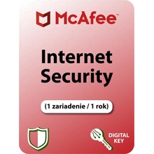 McAfee Internet Security 1 lic. 12 mes.