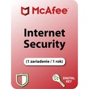 McAfee Internet Security 1 lic. 12 mes.