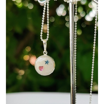 Meganflo Сребърен медальон с кърма