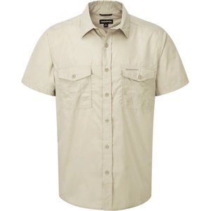 Craghoppers Мъжка риза с копчета Craghoppers Kiwi Kurzarm Hemd Shirt - Oatmeal (033-2215-0311)