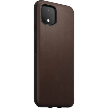 Nomad Leather Rugged Case - кожен (естествена кожа) кейс за Google Pixel 4 (кафяв)