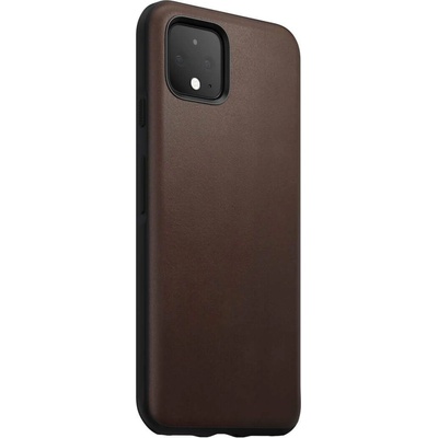 Nomad Leather Rugged Case - кожен (естествена кожа) кейс за Google Pixel 4 (кафяв)