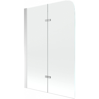 Mexen Felix параван за баня с 2 крила 80 x 140 cm, прозрачен, хром - 890-080-002-01-00 (890-080-002-01-00)