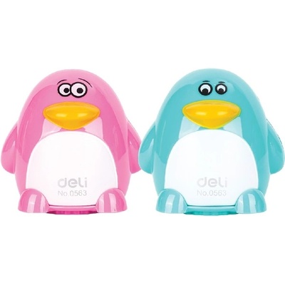 Deli Magic Zoo Penguin острилка с 2 отвора и контейнер DEL00563 (DEL00563)