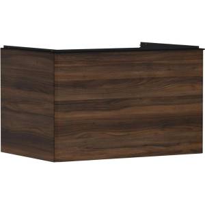 Hansgrohe Xelu Q - Шкафче за умивалник, 50x78x55 см, 1 чекмедже, тъмен орех/матово черно 54057670 (54057670)