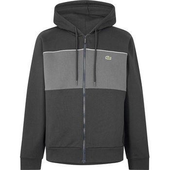 Lacoste Поларено горнище с цип Lacoste Men's Full Zip Fleece - Black 4CI