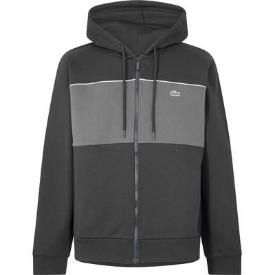 Lacoste Поларено горнище с цип Lacoste Men's Full Zip Fleece - Black 4CI