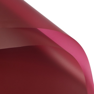 Floristická fólie průsvitná CF1804B 57cm x 57cm 20 arch/bal - 1 bordó