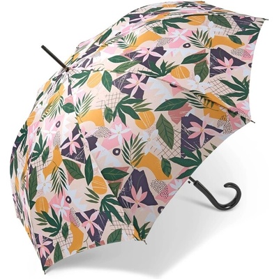 Pierre Cardin deštník dlouhý automatický Tropicale macadamia