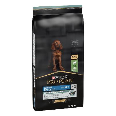 PURINA PRO PLAN Large Athletic Puppy Sensitive Digestion jehněčí - výhodné balení: 2 x 12 kg