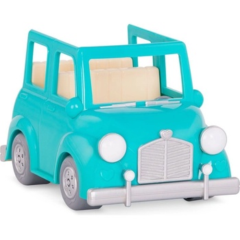 Li′ l Woodzeez Детска играчка Battat - Li′l Woodzeez, Зелена кола с куфар (BTWZ6549Z)