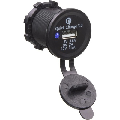 34656 USB zásuvka 12/24V, QC3.0 (QuickCharge) – Hledejceny.cz