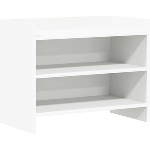 vidaXL ТВ шкаф 60 x 33 x 47 см Бяло Инженерна дървесина (8011211)
