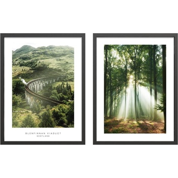 Styler Картини в комплект от 2 бр. 30x40 cm Woods - Styler (OB-22720)