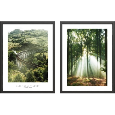 Styler Картини в комплект от 2 бр. 30x40 cm Woods - Styler (OB-22720)