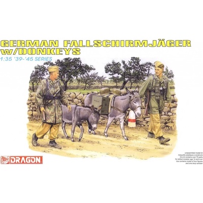 Dragon German Fallschirmjäger w/ Donkeys 1:35