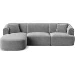 Cosmopolitan Design Светлосив кадифен ъглов диван (ляв ъгъл) Campi - Cosmopolitan Design (COS_LC_L_120_F1_CAMPI6)
