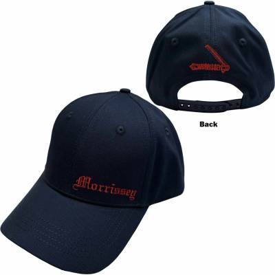 RukaHore Morrissey Baseball Cap Old English Logo Navy Blue