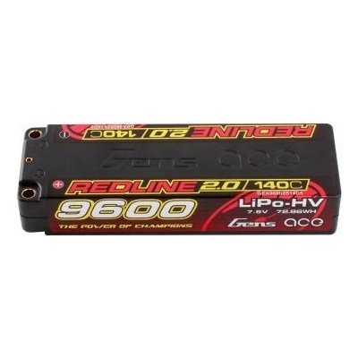 GensAce Redline 2.0 2S HV 7.6V-140C-9600 139x47x25mm 324g