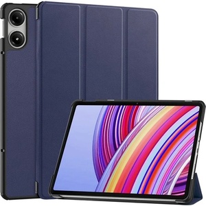 Gigapack Redmi Pad Pro GIGAPACK Tok стоящ, с кожен ефект, активен FLIP, държач за настолен компютър, СИН GP-159641 (GP-159641)