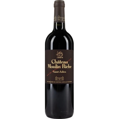Chateau Leoville Poyferre Chateau Moulin Riche 2019 Červené 14,5% 0,75 l (holá láhev)