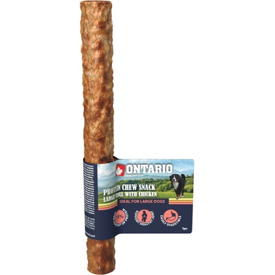 Ontario dog protein snack veľká rolka s kuracinou 25 ,4 cm