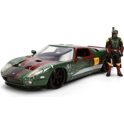 JADA Model auta Star Wars měřítkoBoba Fett Ford GT z roku 2005 1:24