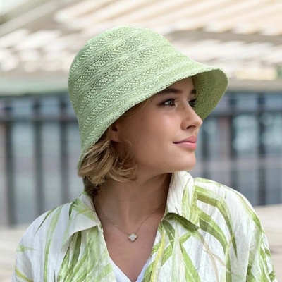 Letní dámský klobouk Cloche háčkovaný barevné varianty P-3232 – Hledejceny.cz