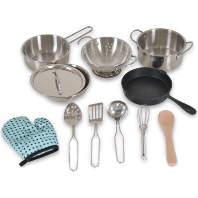 Moni Toys Игрален комплект Moni Toys - Детски метални прибори за игра, 12 части (111650)